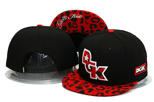 DGK Black Snapback Hat YS 1 0613